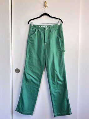 S.O.N.G. Carpenter 90’s Boyfriend Green Jean